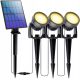  Lumiled Solarlampe, schwarz, 24 cm, 3 Stk.