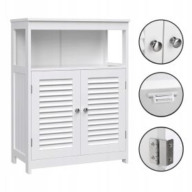  Songmics BBC40WT Badezimmerschrank 30x60x80 cm