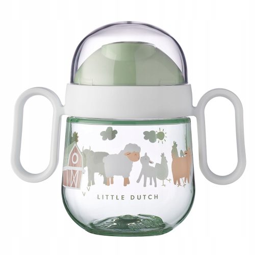  Auslaufsicherer Becher 200 ml Mepal MIO Little Farm mit Henkeln, Little Dutch