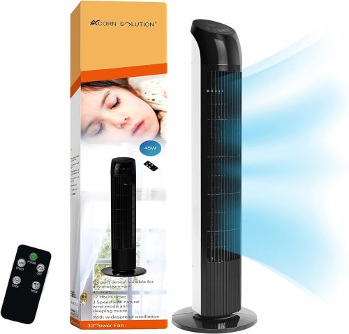  Acorn Prado RC Säulenventilator, schwarz