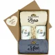  HOCHZEITSGESCHENK-SET HANDTÜCHER, STICKBECHER, EIN SOUVENIRE FÜR DAS BRAUTPAAR