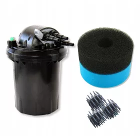    Biologischer Druckfilter CF 10 mit einer 7W UVC-Lampe bis 4000l, selbstreinigend