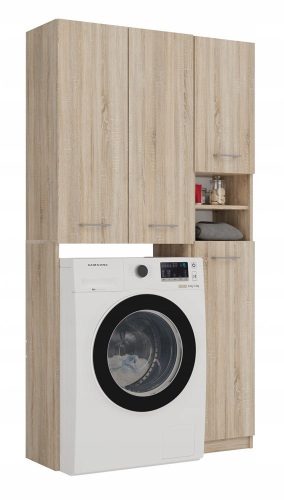 TopEshop Badezimmerregal, Sonoma-Eiche 30 x 96 x 180 cm