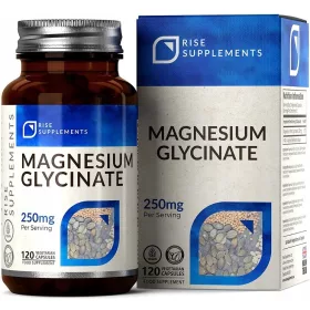 Magnesiumglycinat 120 Kapseln zu je 250mg - Rise Supplements