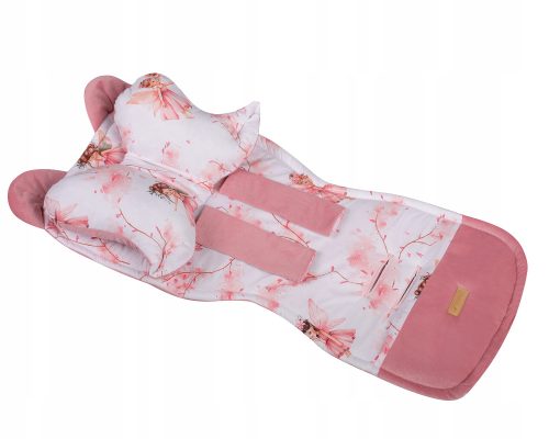  Universeller Kinderwageneinsatz mit Kissen für Mädchen, rosa myBABY