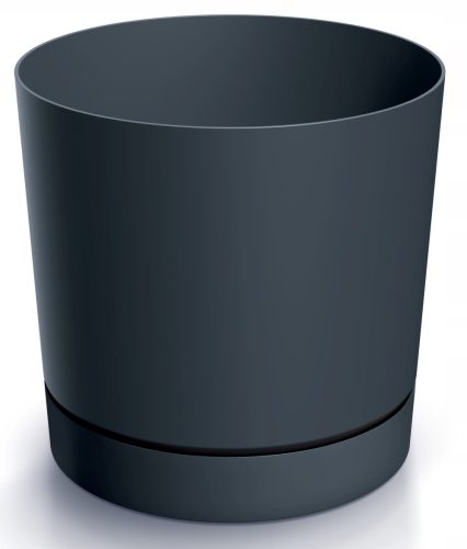  Prosperplast Blumentopf 35 cm x 35 x 32 cm Durchmesser 35 cm Kunststoff schwarz, Graphit