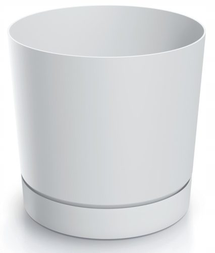  Prosperplast Blumentopf 24 cm x 24 x 23,1 cm Durchmesser 23,9 cm Kunststoff weiß