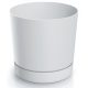  Prosperplast Blumentopf 24 cm x 24 x 23,1 cm Durchmesser 23,9 cm Kunststoff weiß