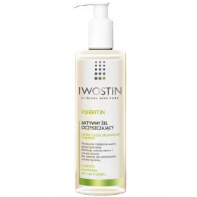   Iwostin Purritin Aktiver Reinigungsgel für fettige und akneanfällige Haut, 300 ml