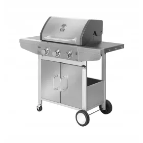  Teesa BBQ Gasgrill 3 Brenner Platz für eine Flasche