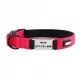  Rotes graviertes Hundehalsband Huggy Doggy S