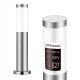  Runder Led-Lux E27-Lichtmast, 45 cm, Silber