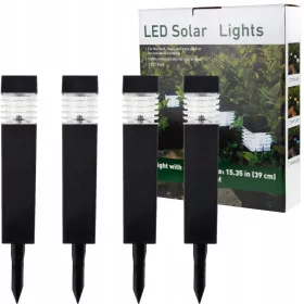  Martom Solarlampe, schwarz, 39 cm, 4 Stk.