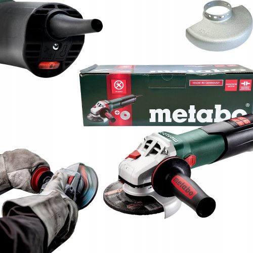  Winkelschleifer 1100W WEV 11-125 Schnelle METABO-Geschwindigkeitsregulierung + SCHEIBEN