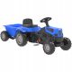  WOOPIE Farmer GoTrac MAXI PLUS Trettraktor mit Anhänger, Blau