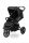  CARETERO LIMA SCHWARZER KINDERWAGEN, Folie, Beinschutz