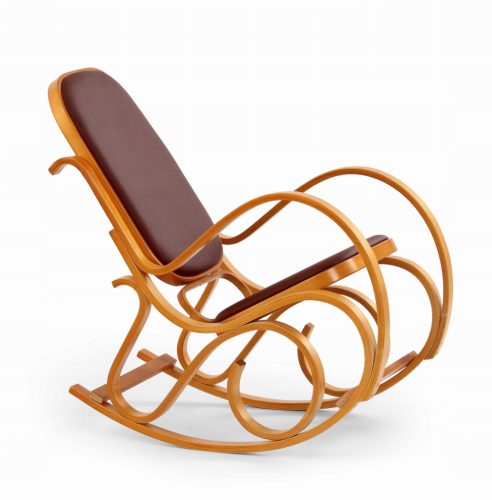  Halmar Max Bis Plus Schaukelstuhl, Erle, 95x90x52 cm