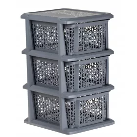  BranQ Badezimmerregal Anthrazit 29,2 x 25 x 44 cm
