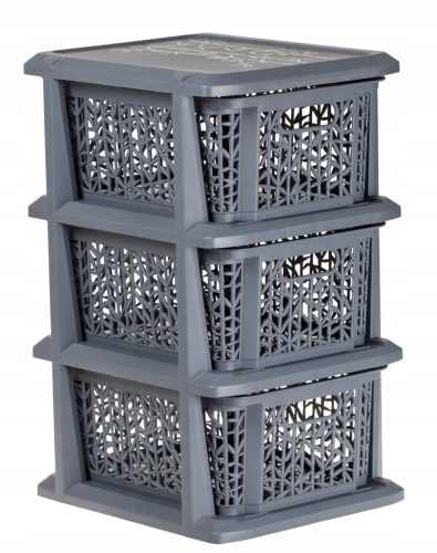  BranQ Badezimmerregal Anthrazit 29,2 x 25 x 44 cm