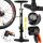  MalTrack Bicycle Pump B-Pump200 schwarze Standpumpe