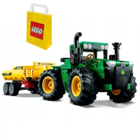    LEGO Technic John Deere 9620R 4WD Traktor 42136 + VP Papiertüte LEGO 6315792 Medium