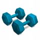  Sechseckige Verbundhanteln für Trainingsübungen, 2x8kg-Set