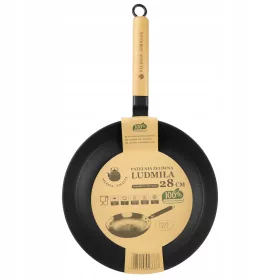   LUDMIŁA Gusseisenpfanne 28 cm - Qualität und Innovation mit Keramikbeschichtung