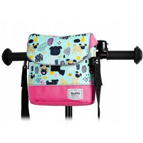    TASCHE Fahrradtasche KORB für Lenker Fahrrad SCOOTER für Kinder MINT DOGS