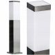  Quadratischer SuperLED E27-Lichtmast, 45 cm, silber
