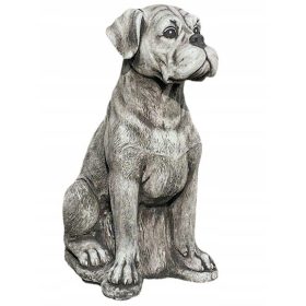  Beton-Gartenfigur eines Boxerhundes