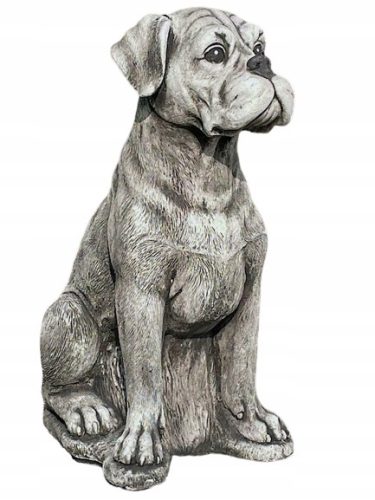  Beton-Gartenfigur eines Boxerhundes