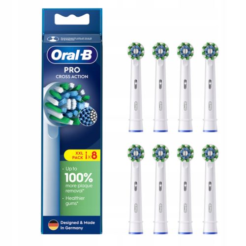  Oral-B PRO Cross Action Ersatzzahnbürsten x8