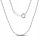  SILBERKETTE GEWEBT SINGAPUR 42 cm 45 cm 47 cm Italienisch gedrehtes SILBER 925