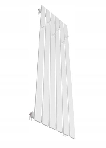  Dekorativer Heizkörper mit Aufhängern BELLO HOOK 100x45 GLOSS WHITE
