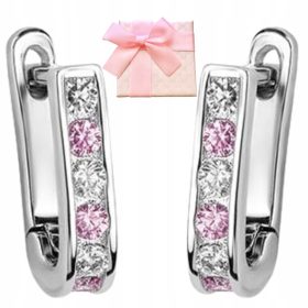  Silberohrringe für Mädchen mit Alola-Zirkonen