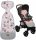 EINSATZ FÜR EINEN KINDERWAGEN, DOPPELSEITIGER MODERNER PREMIUM-BABYMAM-SITZ