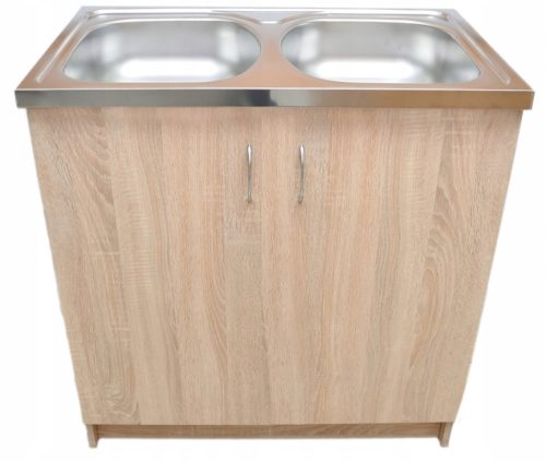  Küchenschrank unter der Spüle 50x80, Sonoma-Eiche
