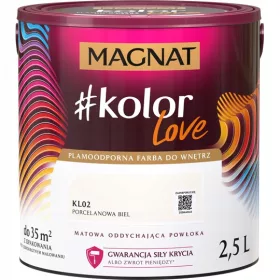  Magnat Latex-Wandfarbe 2,5 l Porzellan Mattweiß