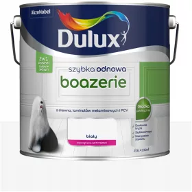  Dulux Acryl-Holzfarbe 2,5 l, seidenmatt weiß