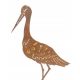  STORCHVOGEL METALLGARTENFIGUR AUF EINEM GIPFEL GESCHENK DEKORATION M