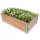 Lun Fix Blumentopf 120 cm x 80 x 40 cm Durchmesser 2 cm Holztöne in Braun und Beige