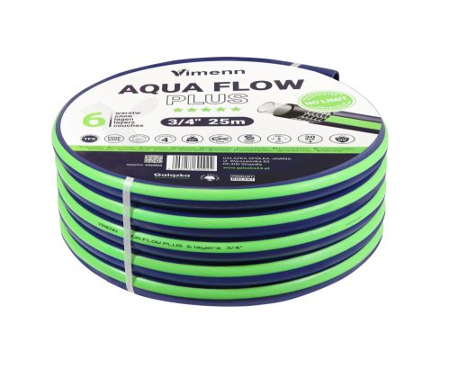  Vimenn GARTENSCHLAUCH 6 LAGEN 3/4" 25 m AQUA FLOW PLUS POLISH