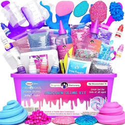  SUPER SLIME SET ZUR HERSTELLUNG VON KLEBEN, KLEBEKOFFER