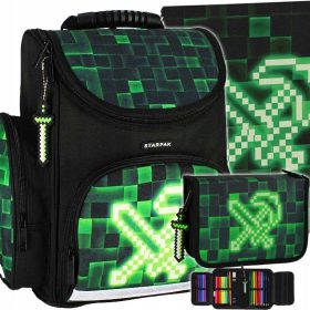    Schultasche mit mehreren Fächern 1l Starpak + 2 weitere Produkte