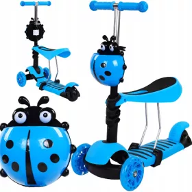  Dreirädriger Balance-Scooter 3in1 FORTRADE Biedronka grün