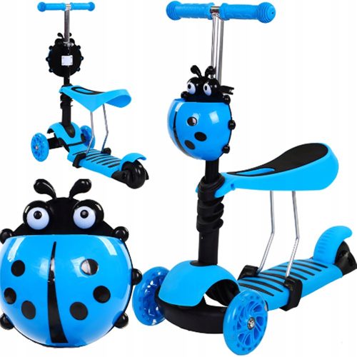  Dreirädriger Balance-Scooter 3in1 FORTRADE Biedronka grün