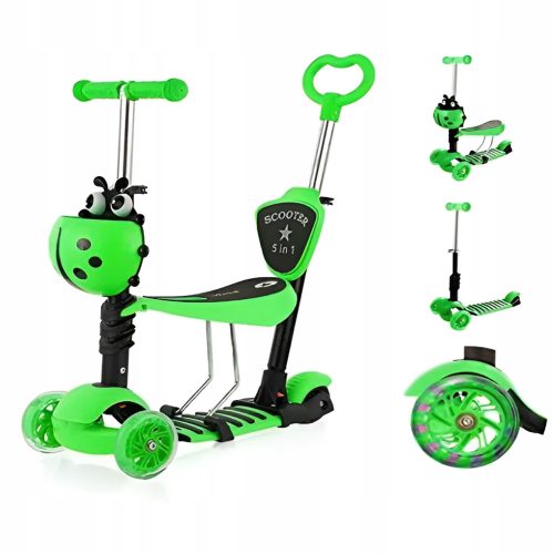  DREIRAD-LED-BALANCING-SCOOTER 5in1 FÜR KINDER FORTRADE