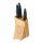  Messerset im Holzblock AMBITION Aspiro 51423 6-tlg. Satz