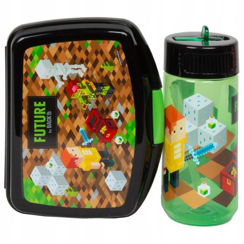  Derform Wasserflasche und Lunchbox-Set 330 ml