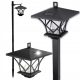  PrzydaSie eingebettete Solarlampe, schwarz, 150 cm, 1 Stk.